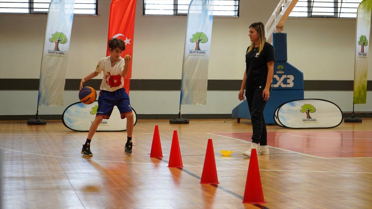 Gaziantep\'te basketbol yetenek yarışması düzenlendi