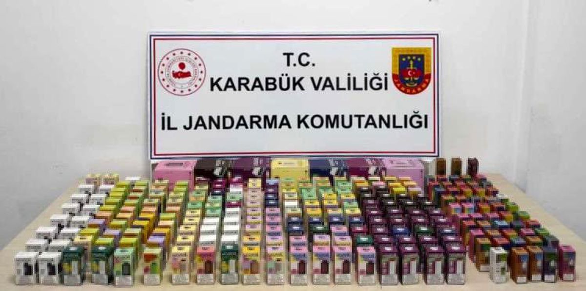 Karabük\'te Kaçak Elektronik Sigara Operasyonu