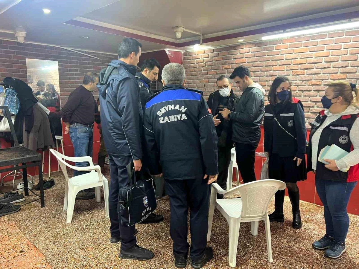 Adana\'da Seyhan Belediyesi zabıta ekipleri Kasaplar Çarşısı\'nda denetim yaptı