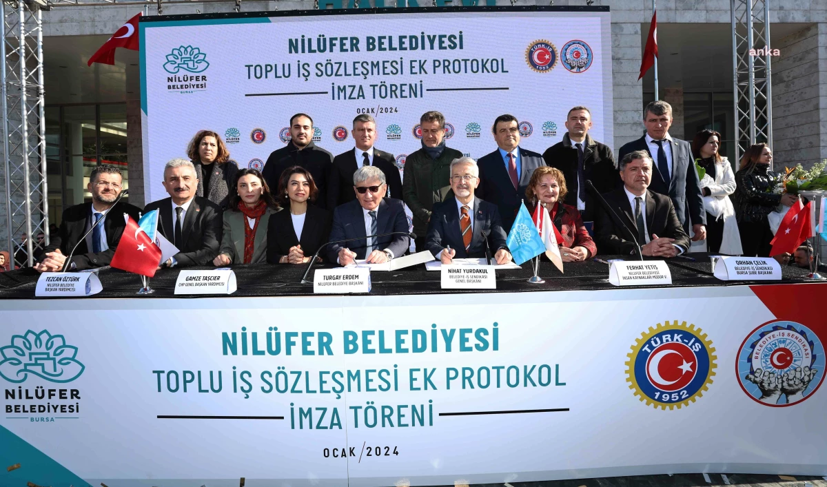 Nilüfer Belediyesi, çalışanlarının maaş ve sosyal haklarını iyileştirdi
