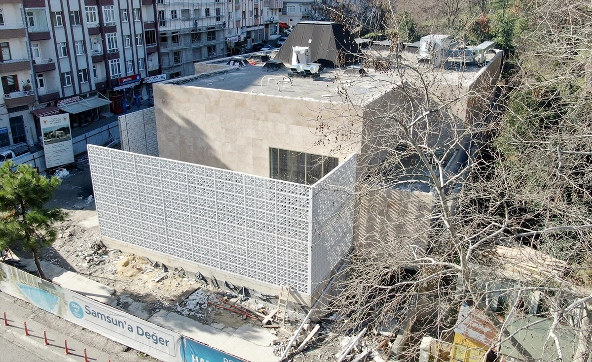 Samsun Büyükşehir Belediyesi, eski belediye hamamını yeniden inşa ediyor