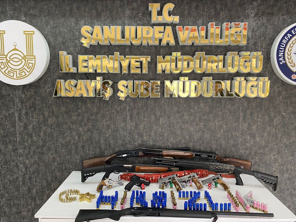 Şanlıurfa Merkezli Silah Ticareti Operasyonunda 18 Şüpheli Gözaltına Alındı