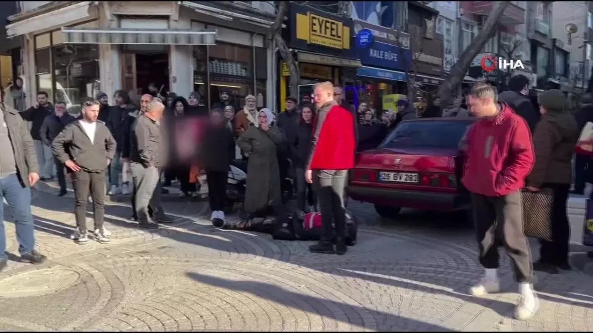 Taktığı kask hayatını kurtardı