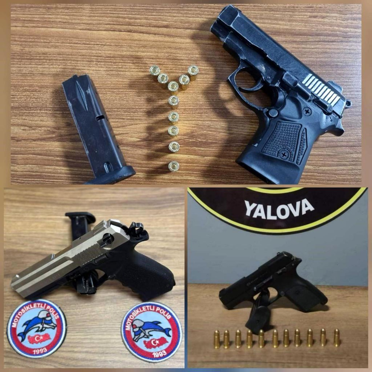 Yalova\'da Polis Uygulamasında 6 Tabanca Yakalandı