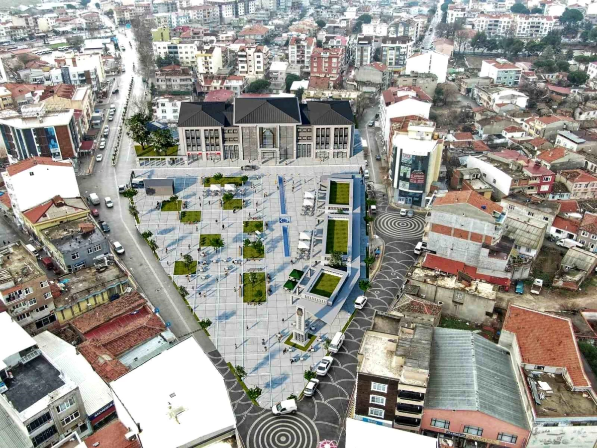 Ezine Kent Meydanı Projesi Yapım İhalesi 15 Şubat\'ta Gerçekleştirilecek