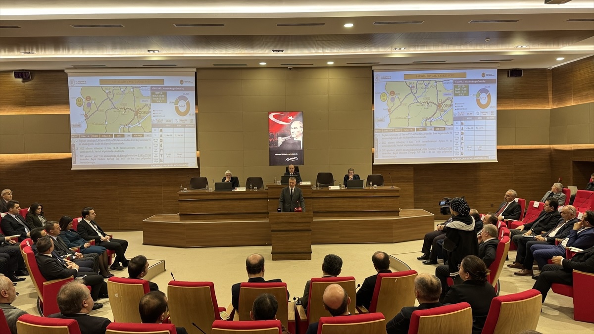 Çorum\'da Kırkdilim tünellerinde beton ve kazı destek çalışmaları tamamlandı