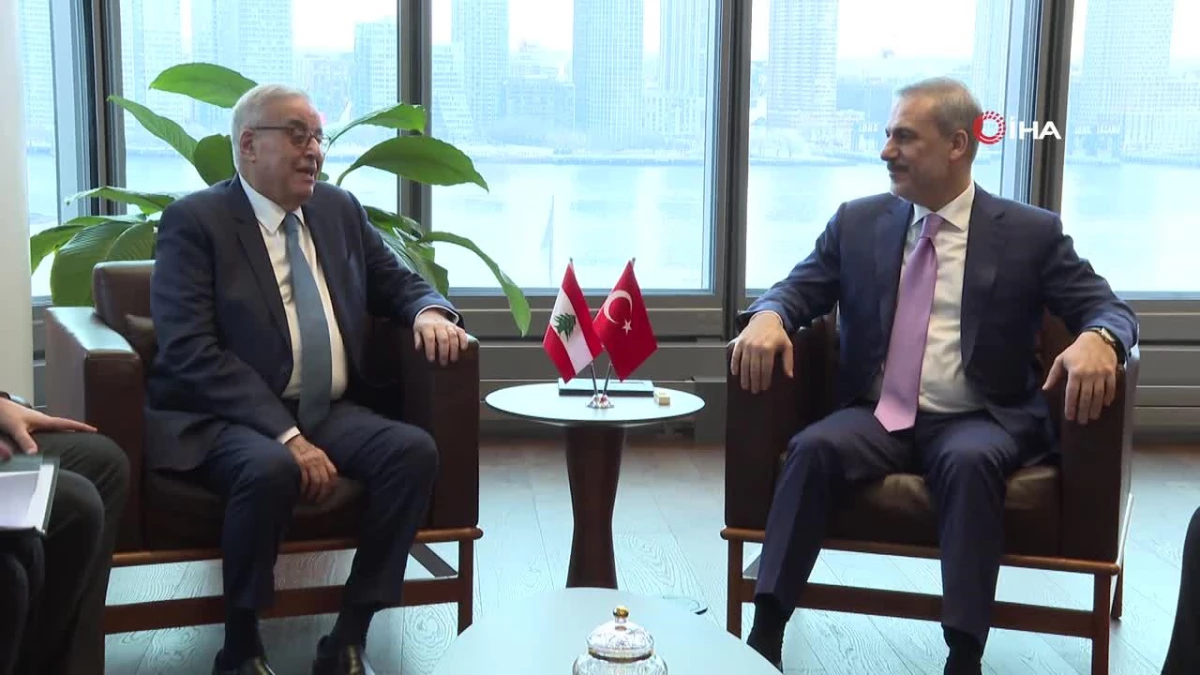 Dışişleri Bakanı Fidan, Lübnanlı mevkidaşı Buhabib ile görüştü