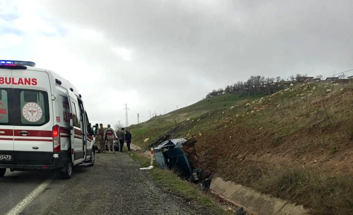 Diyarbakır\'ın Silvan ilçesinde trafik kazası: 2 yaralı
