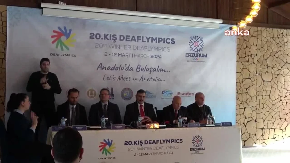 Erzurum\'da düzenlenecek 20. İşitme Engelliler Kış Olimpiyatları\'na 800 sporcu katılacak