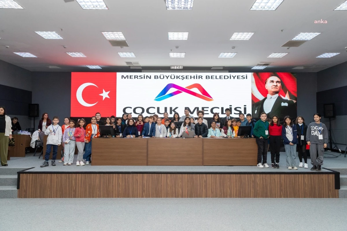 Mersin Büyükşehir Belediyesi\'nin \'Çocuk Meclisi\' Ocak Ayı 1. Olağan Meclis Toplantısı Yapıldı