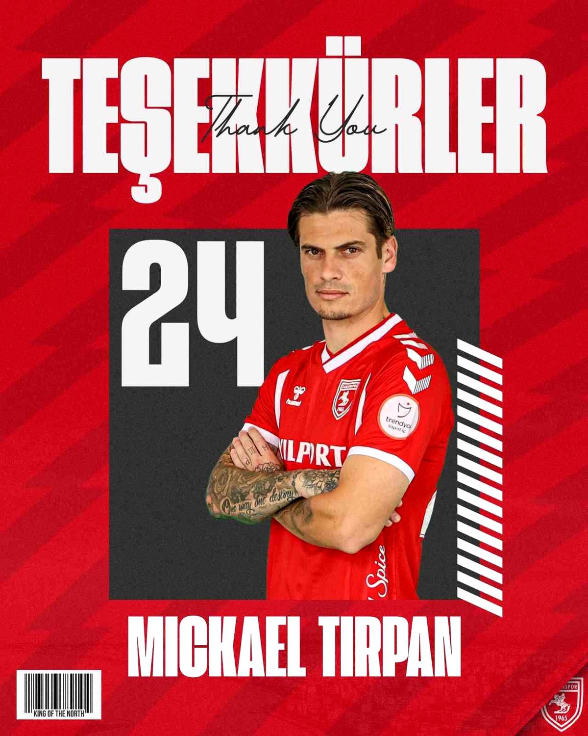 Samsunspor Kulübü, Mickael Tırpan ile yollarını ayırdı