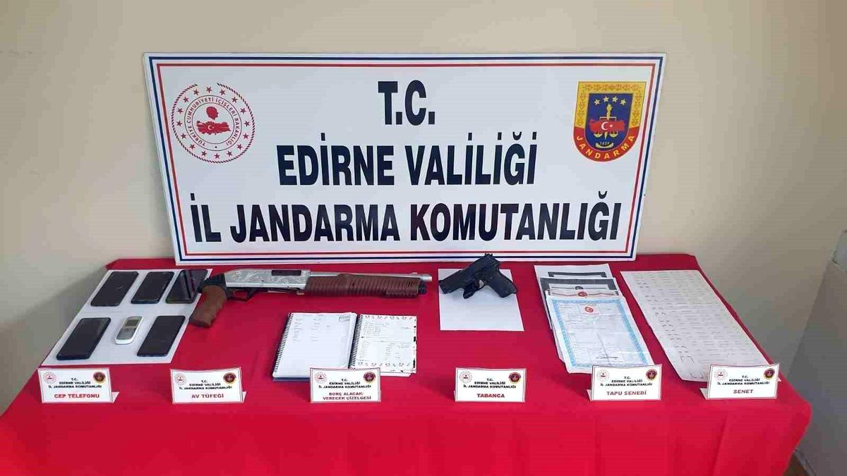 Keşan\'da Tefecilik Operasyonu: 6 Şüpheli Yakalandı
