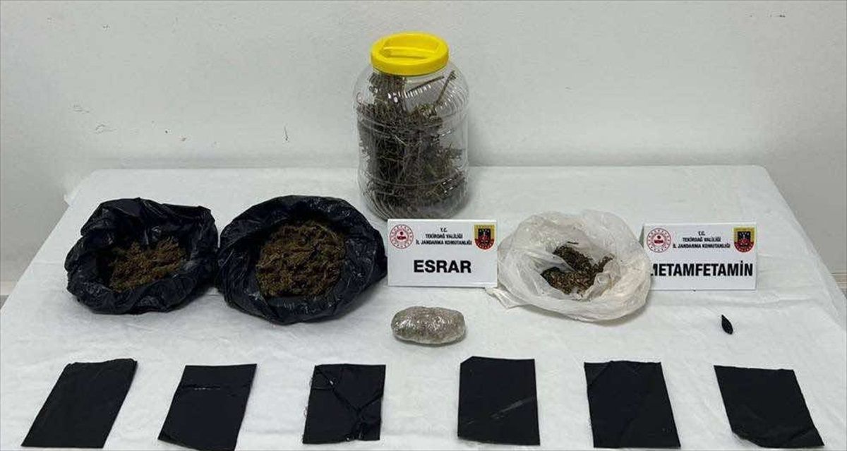 Tekirdağ\'da Uyuşturucu Operasyonu: 9 Şüpheli Gözaltına Alındı