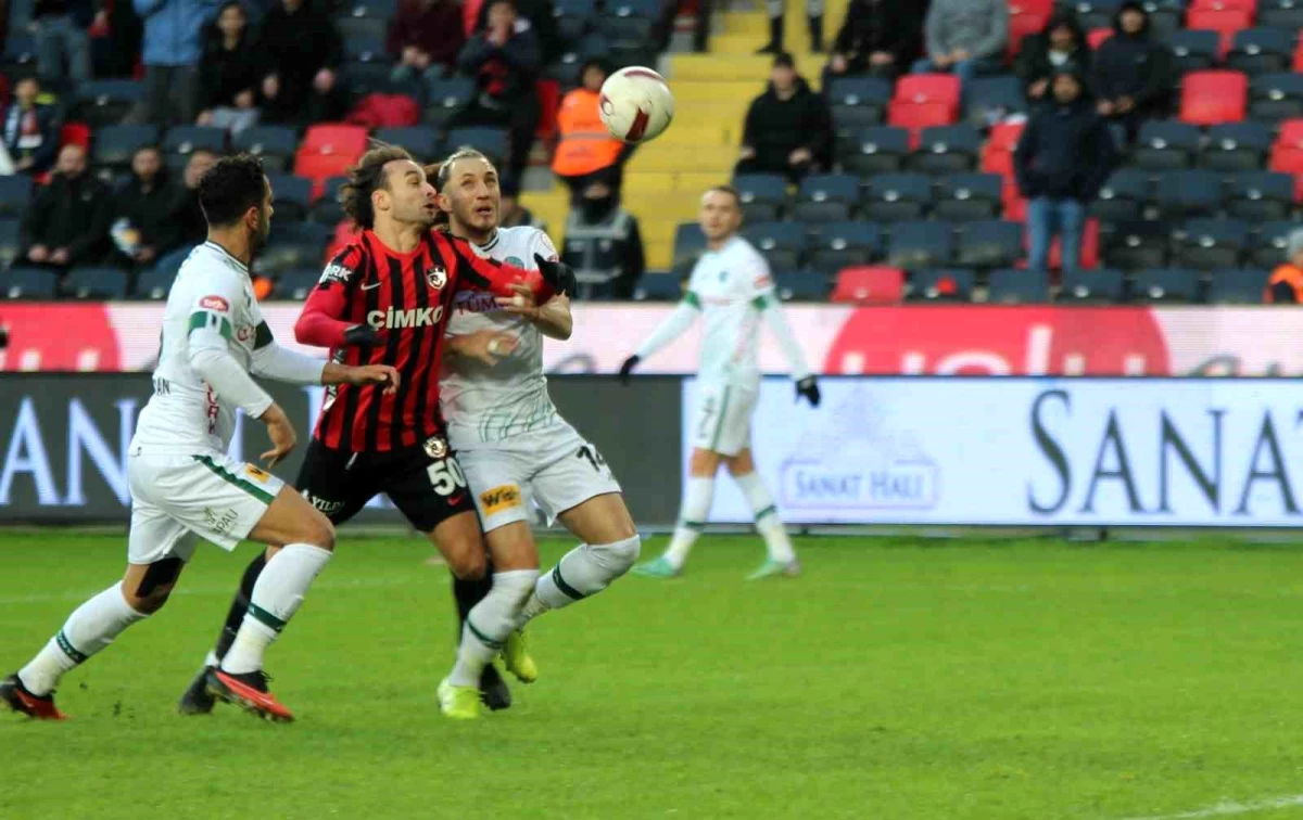 Gaziantep FK ile Konyaspor Arasında Eşitlik Bozulmadı