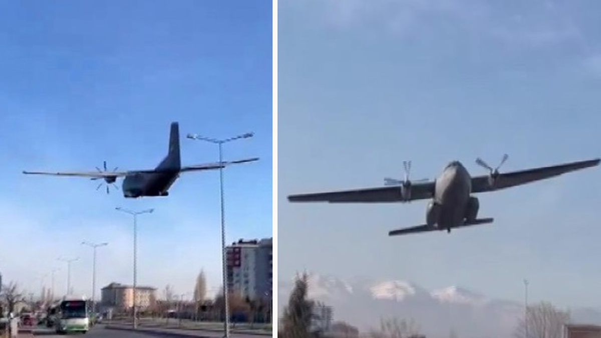 Kayseri\'de eğitim uçağı acil iniş yaptı