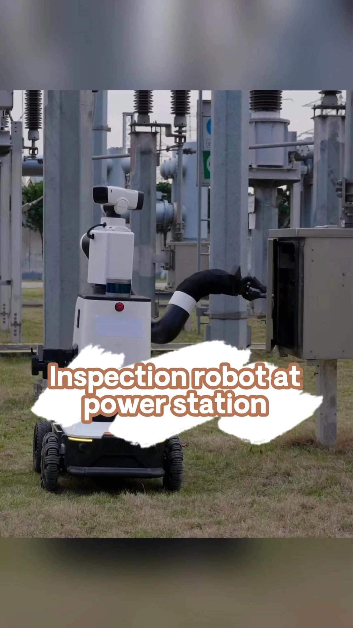 Akıllı robot ile elektrik trafo merkezi denetleniyor