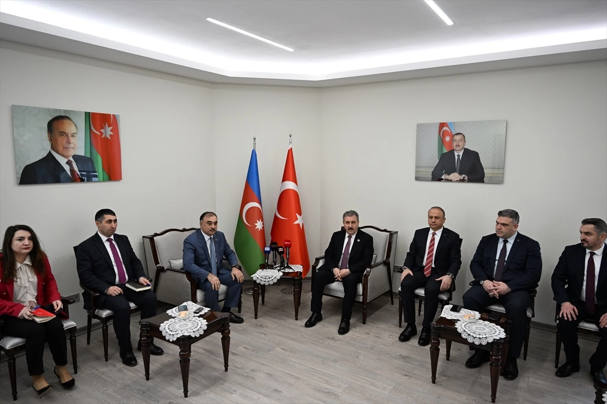 BBP Genel Başkanı Mustafa Destici, Azerbaycan\'ı ziyaret etti