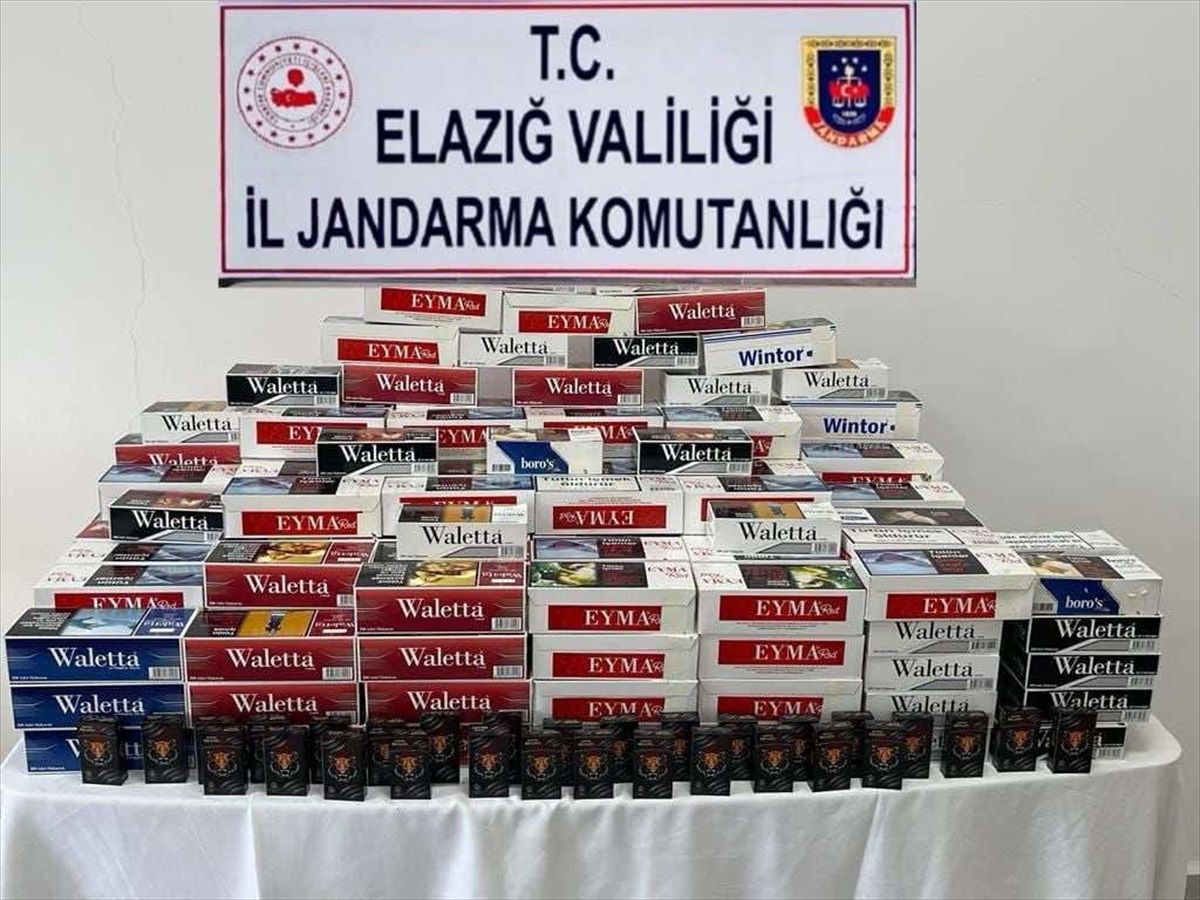 Elazığ\'da Gümrük Kaçağı Makaron Ele Geçirildi, 1 Şüpheli Gözaltına Alındı