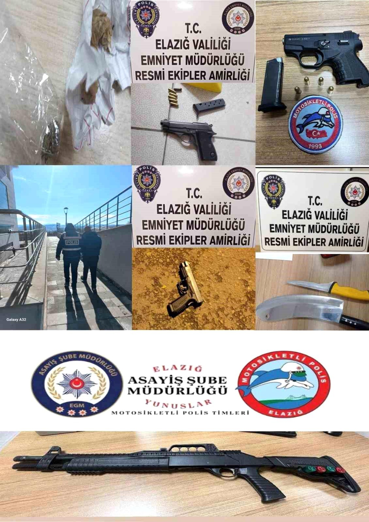 Elazığ\'da Kesinleşmiş Hapis Cezası Bulunan 5 Zanlı Yakalandı