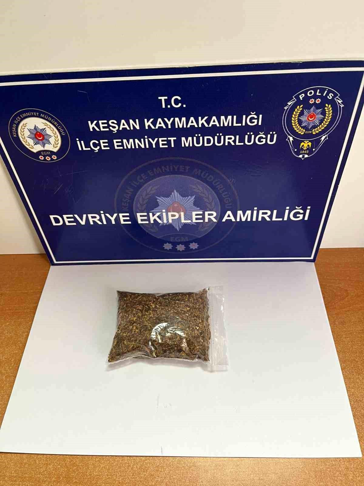 Keşan\'da Uyuşturucu Operasyonu: 2 Şahıs Gözaltına Alındı