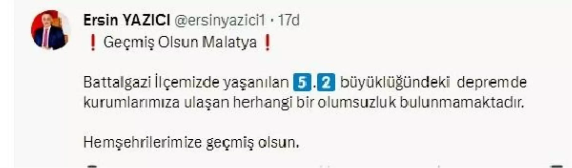 Vali Yazıcı: Olumsuz Durum Yok