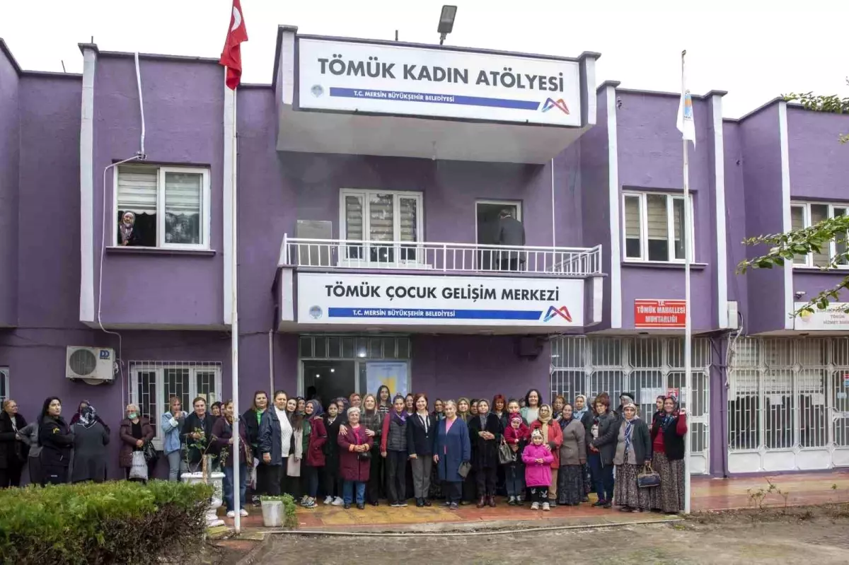 Mersin Büyükşehir Belediyesi Kadın ve Çocuk Atölyelerine Yeni Bir Eklenti