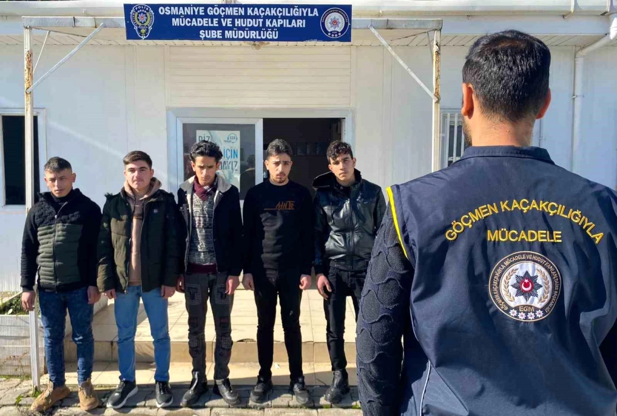 Osmaniye\'de 5 Kaçak Göçmen Yakalandı