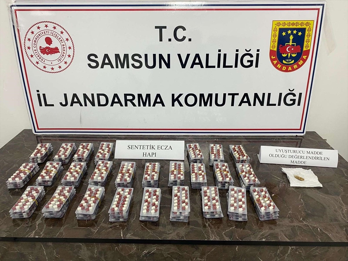 Samsun\'da uyuşturucu ve kaçakçılık operasyonunda 2 şüpheli gözaltına alındı