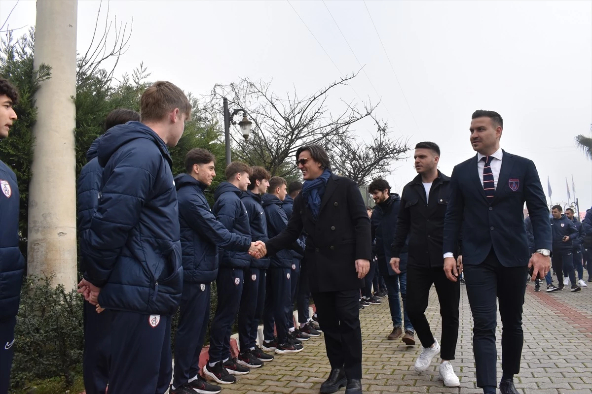 A Milli Futbol Takımı Teknik Direktörü Vincenzo Montella, Altınordu\'yu ziyaret etti
