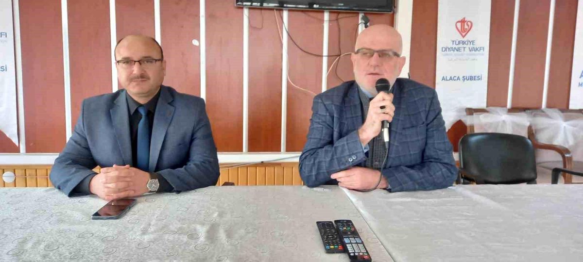 Alaca İlçe Müftüsü Necdet Kahveci Yurt Dışı Görevine Veda Etti
