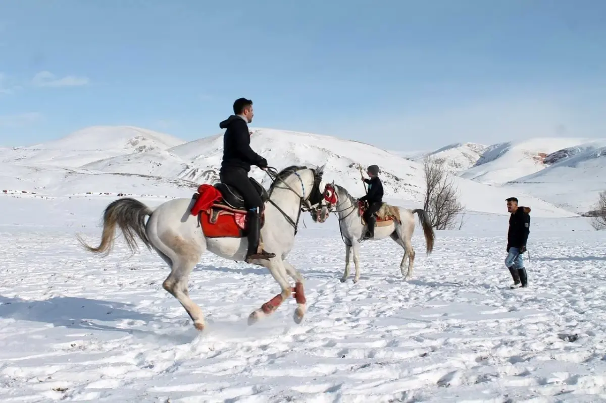 Erzincan ve Bayburt\'ta Ata Sporu Cirit Yaşatılıyor