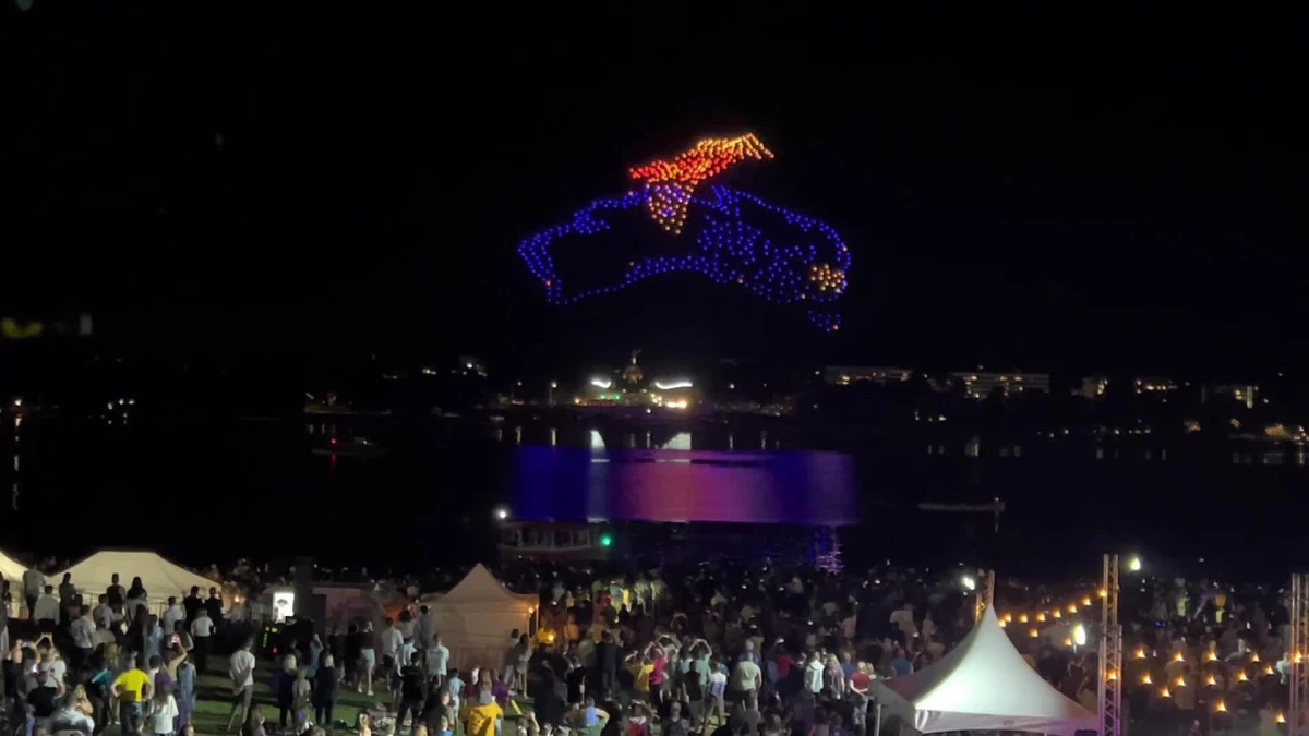 Avustralya Günü Kutlamalarında 600 Drone ile Muhteşem Gösteri