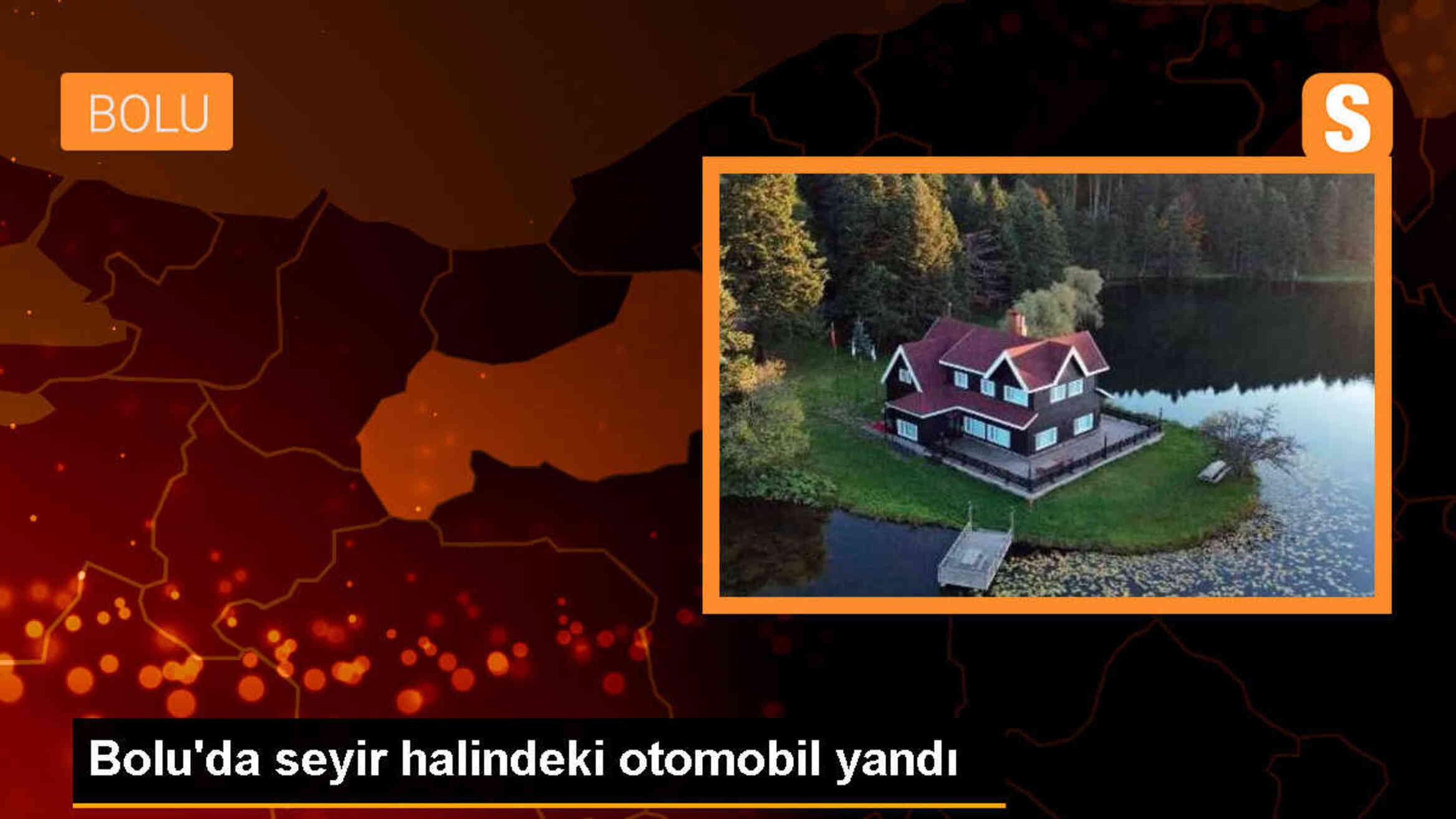 Bolu\'da seyir halindeki otomobilde çıkan yangın söndürüldü