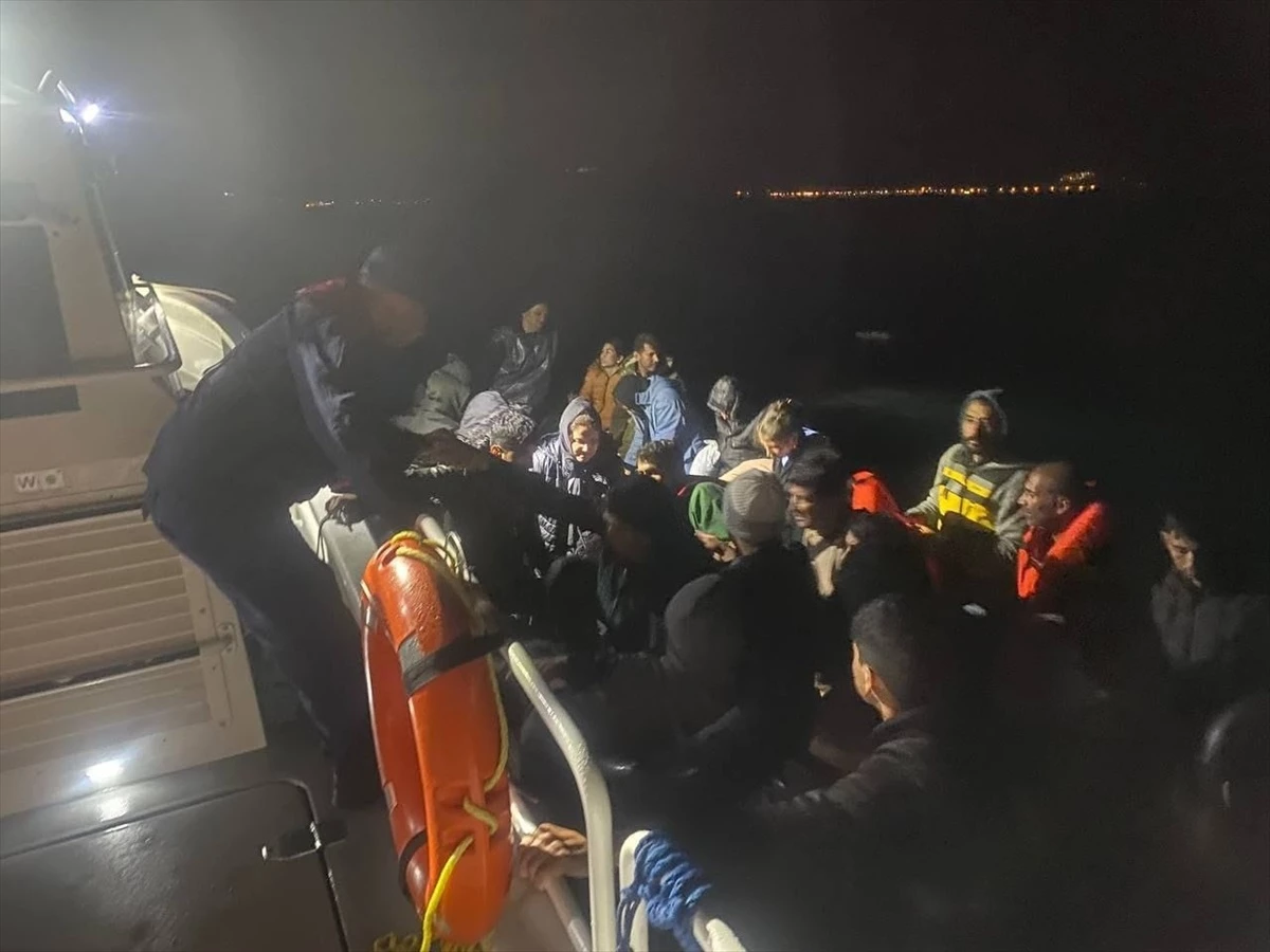 Çanakkale\'de 38 düzensiz göçmen yakalandı