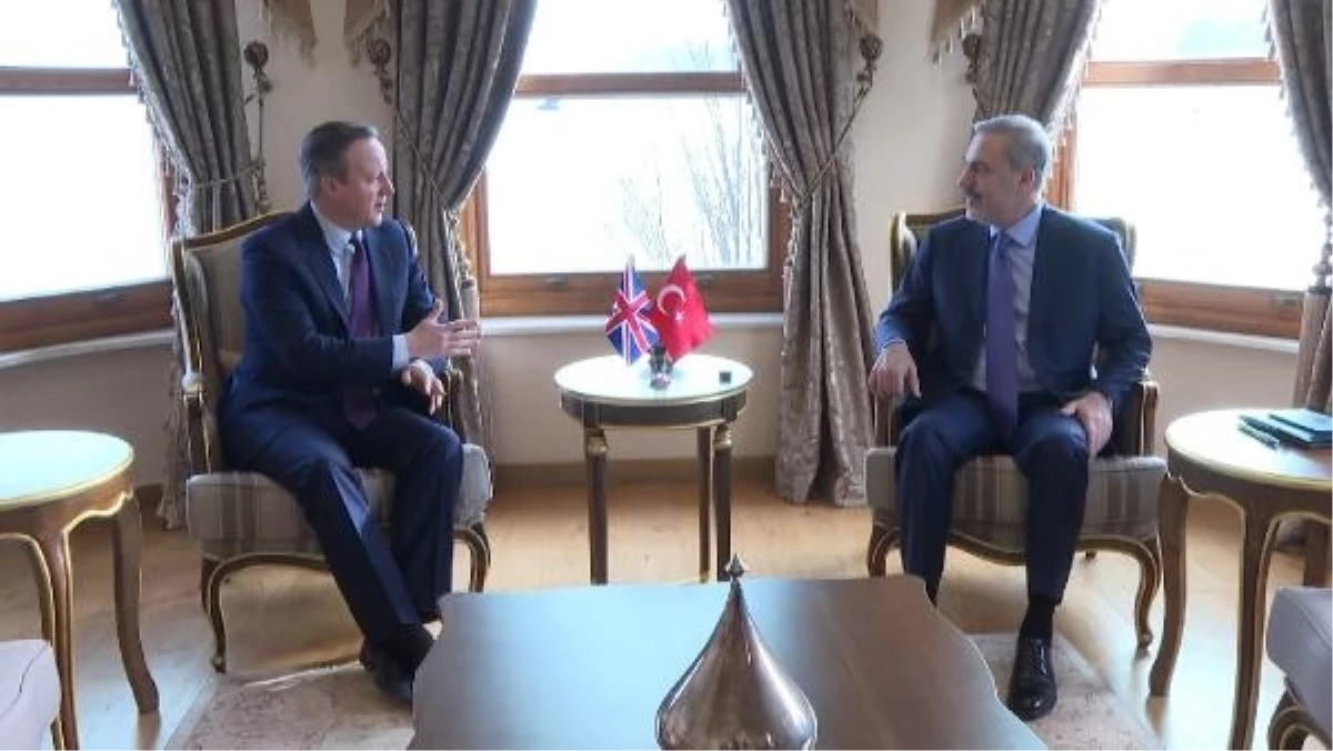 Dışişleri Bakanı Hakan Fidan, İngiltere Dışişleri Bakanı David Cameron ile İstanbul\'da görüştü