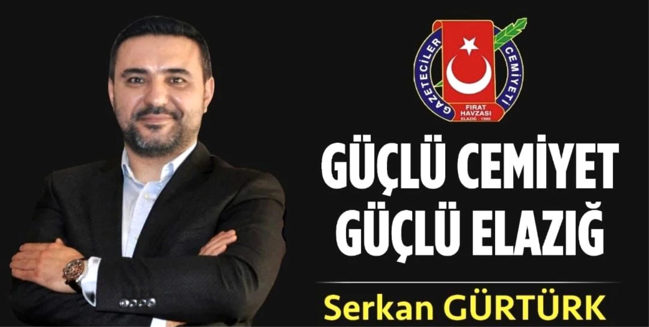 Fırat Havzası Gazeteciler Cemiyeti\'nin Başkanı Serkan Gürtürk Seçildi