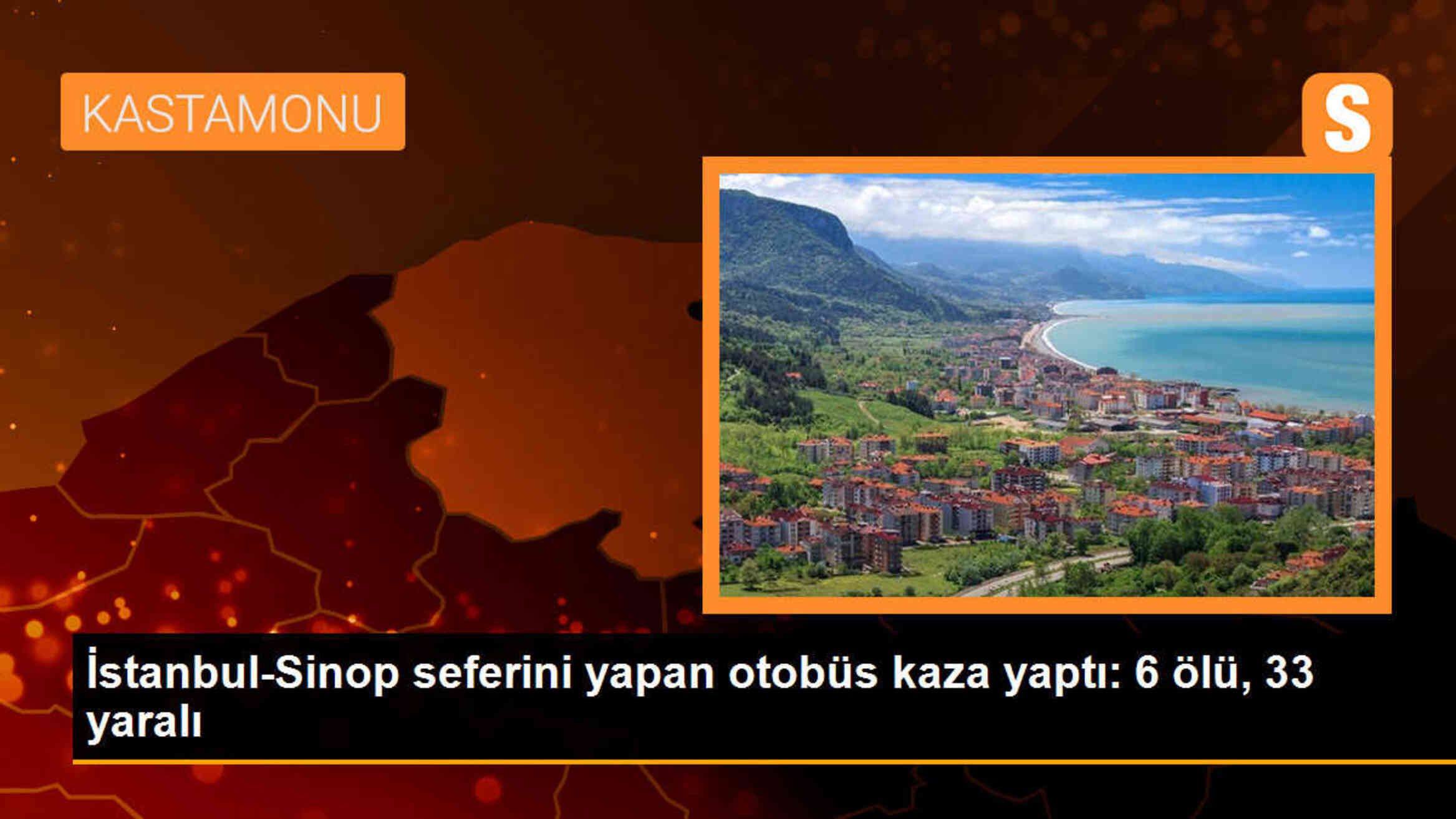 İstanbul-Sinop seferini yapan otobüs kaza yaptı: 6 ölü, 33 yaralı