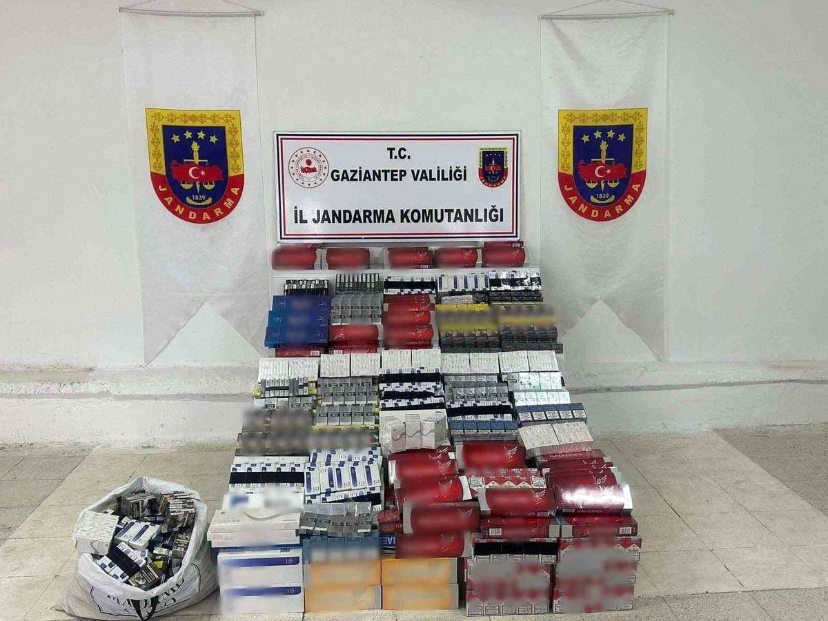 Gaziantep\'te 660 bin değerinde kaçak sigara ele geçirildi