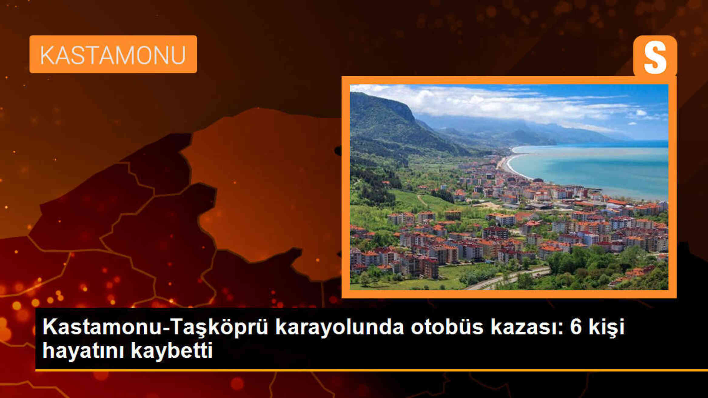 Kastamonu-Taşköprü karayolunda otobüs kazası: 6 ölü