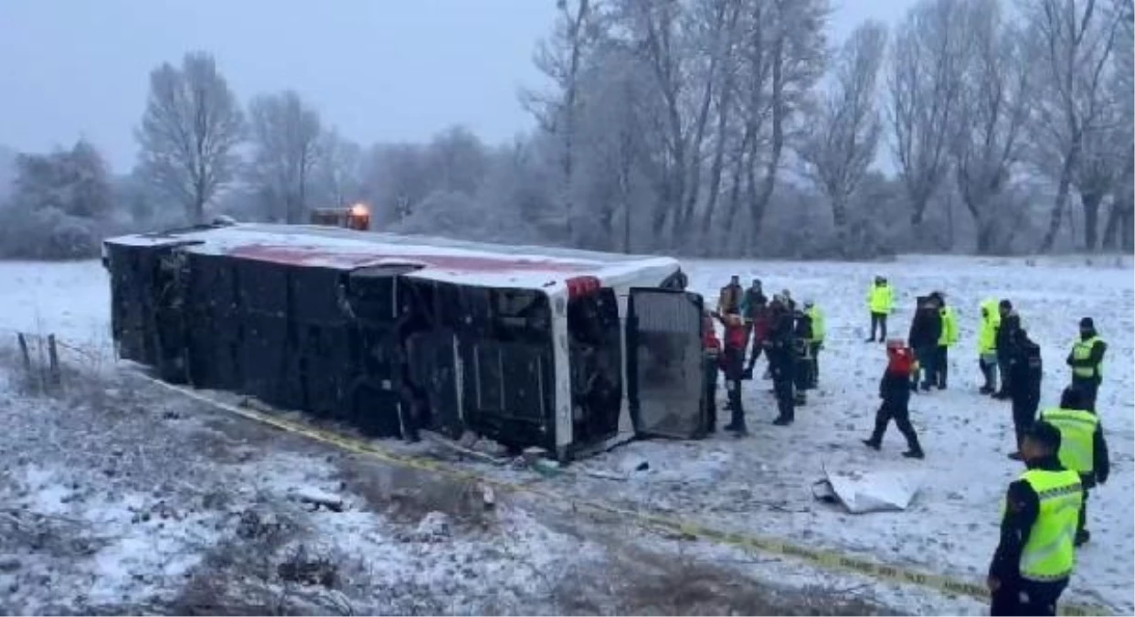 Kastamonu\'da otobüs kazası: 6 ölü, 33 yaralı