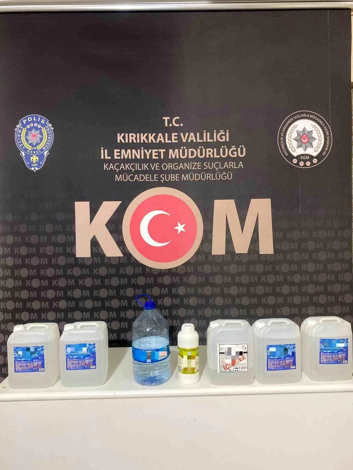 Kırıkkale\'de Kaçak İçki, Tarihi Sikke ve Kaçak Tütün Operasyonu