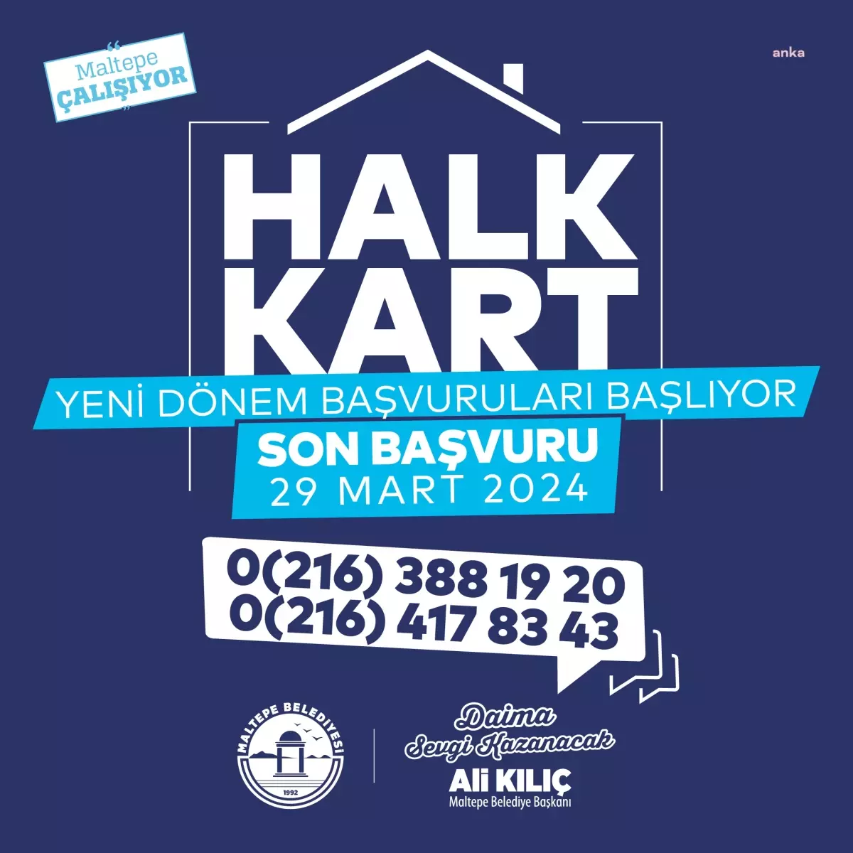 Maltepe Belediyesi Halk Kart Projesi için yeni dönem başvuruları başlıyor