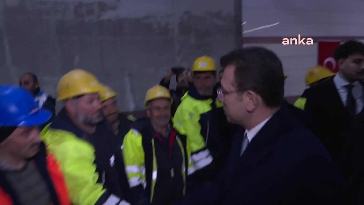 Metro Test Sürüşünde Konuşan İmamoğlu: "Bize Fazla Oy Verene Değil, İstanbul Halkına Metro Yapıyoruz"
