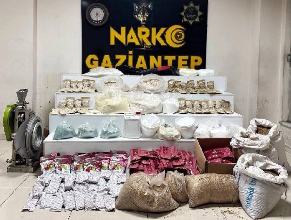 Gaziantep\'te 193 bin uyuşturucu hap ve 79 kilo kimyasal madde ele geçirildi