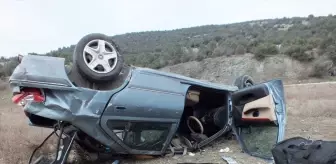 Tokat'ın Turhal ilçesinde trafik kazasında 3 kişi yaralandı