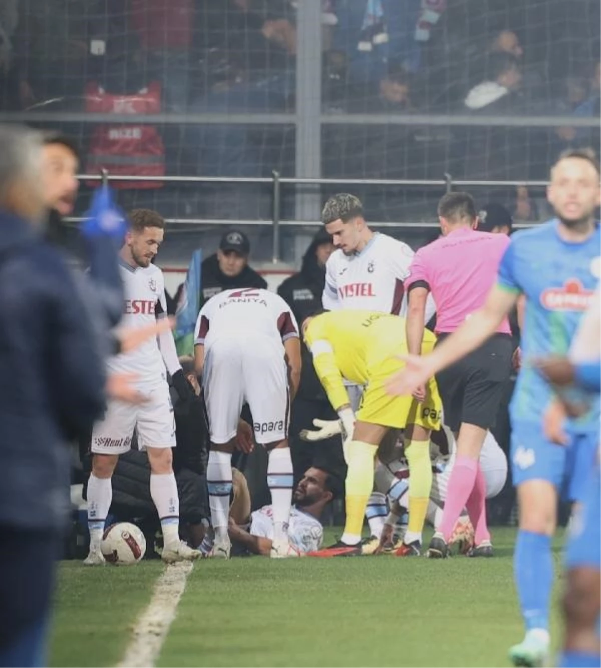 Trabzonsporlu Hüseyin Türkmen\'in aşil tendonunda yırtık tespit edildi