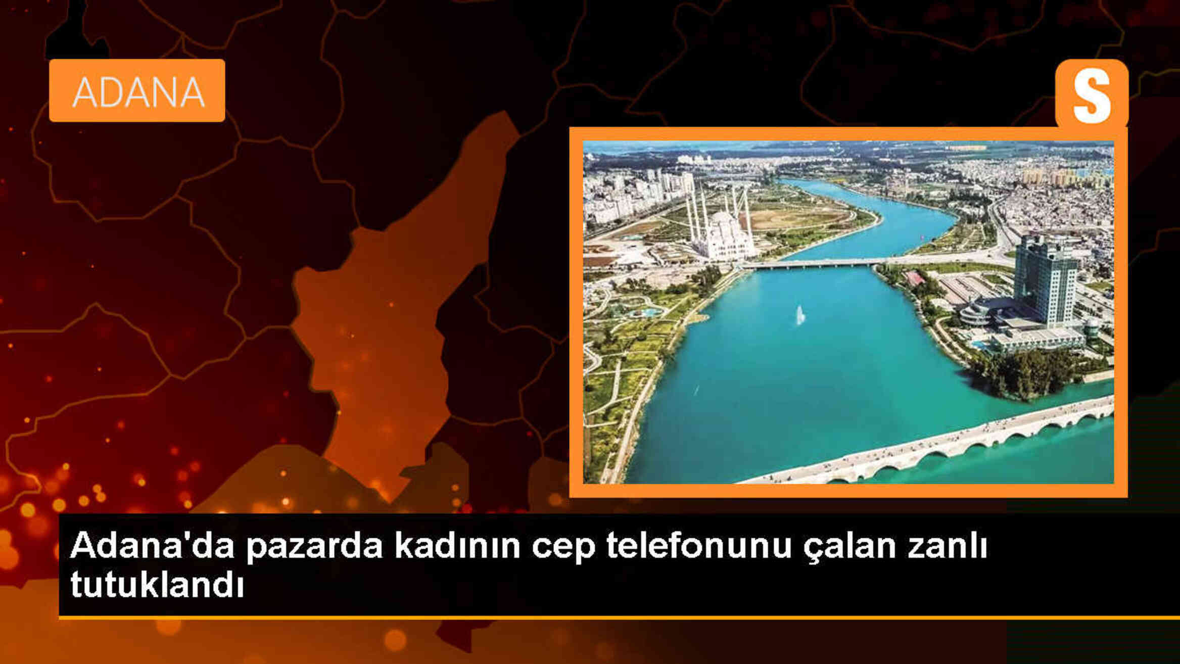 Adana\'da pazarda alışveriş yapan kadının cep telefonu çalındı, şüpheli tutuklandı