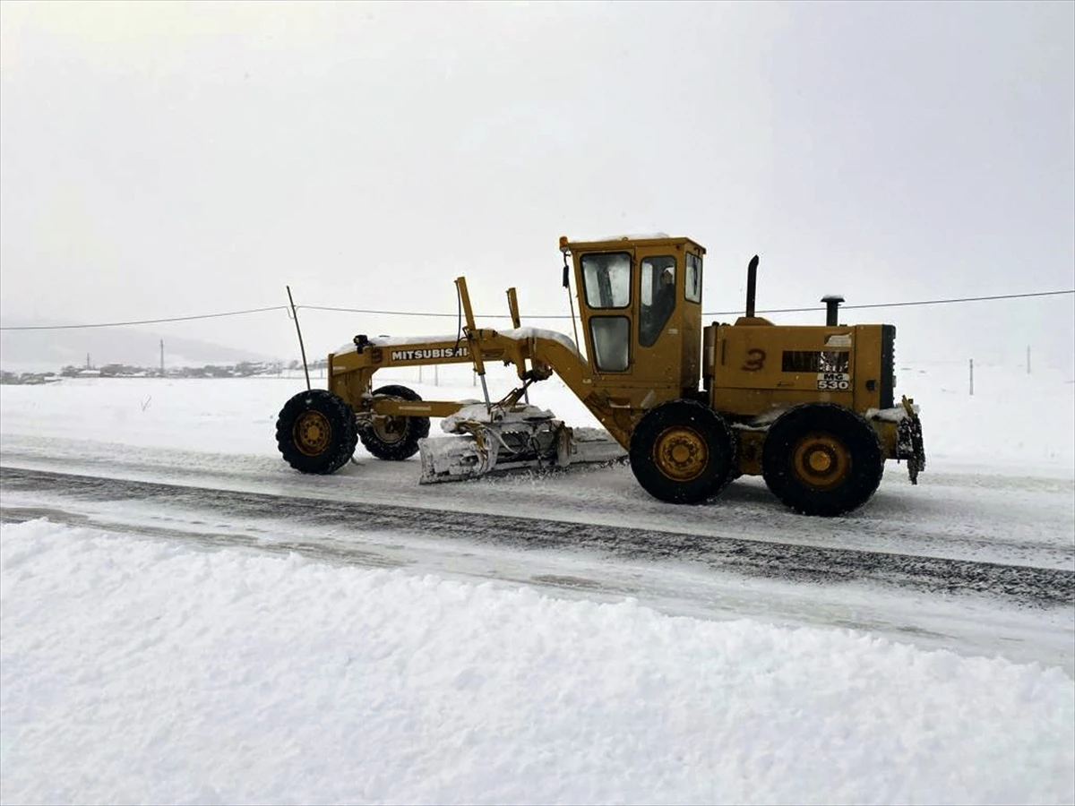 Ardahan\'da kar ve tipi nedeniyle kapanan 207 köy yolu yeniden ulaşıma açıldı