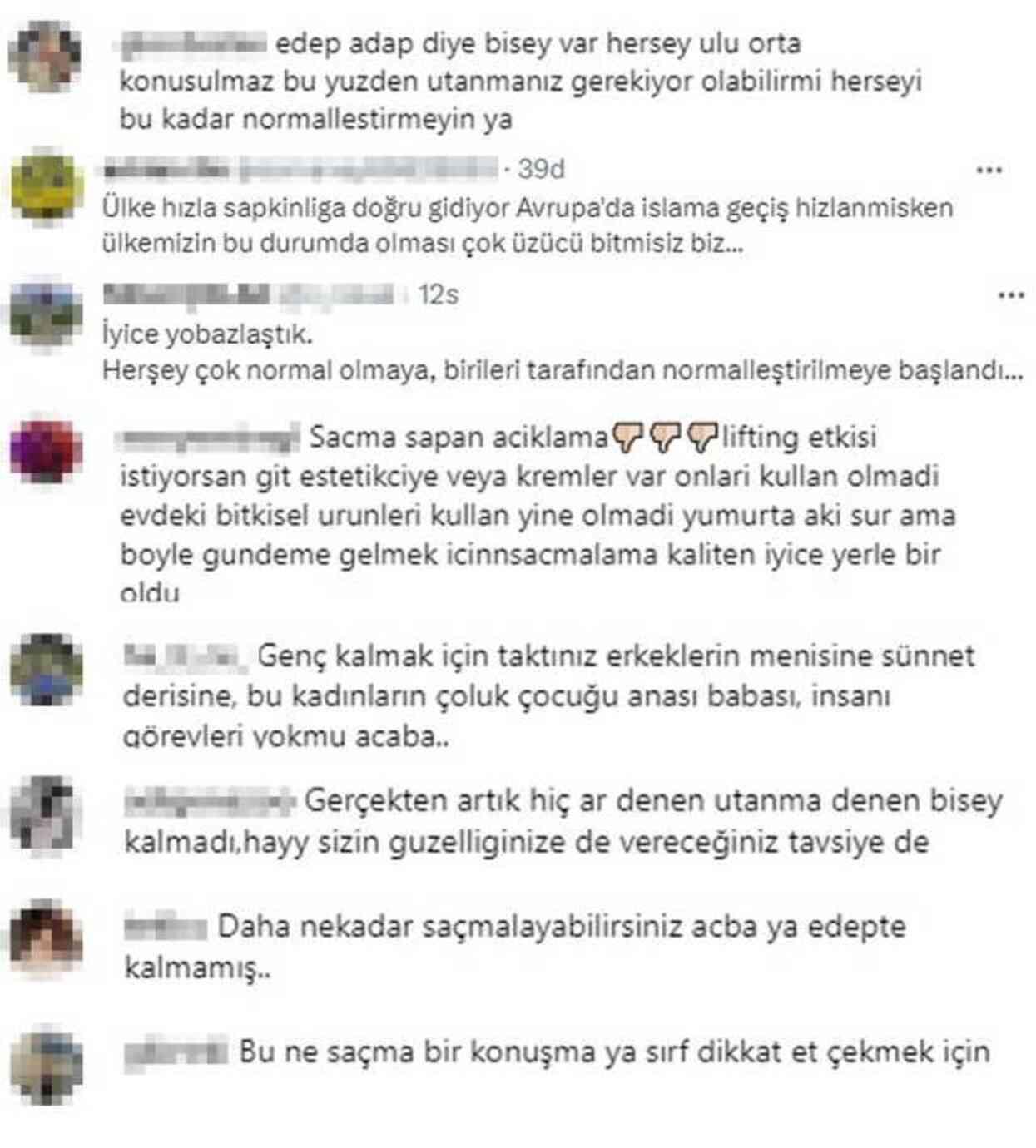 'Canlı erkek spermi cildi gençleştiriyor' diyen Selen Görgüzel linç ediliyor