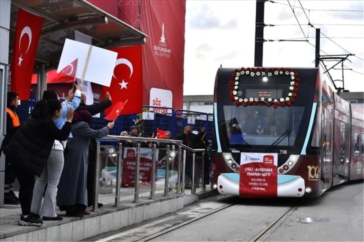 İzmir Büyükşehir Belediyesi, Çiğli Tramvayı\'nı Hizmete Açtı